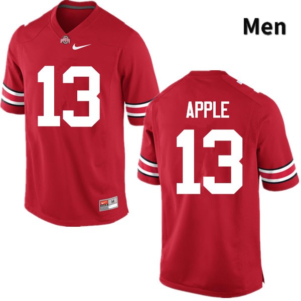 Ohio State Buckeyes Eli Apple Men's #13 Red Game Stitched College Football Jersey